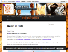 Tablet Screenshot of kunst-holz.de